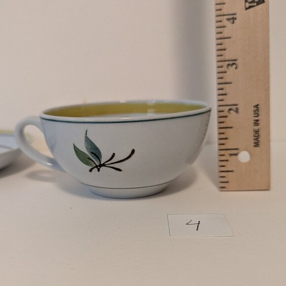 Vintage Handpainted Arabia Finland Windflower Teacup and Saucer - Picture 11 of 11